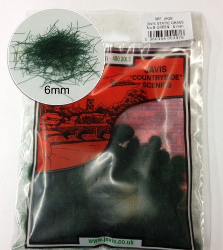 Javis  JHG8 No:8 Static Grass Green 6mm